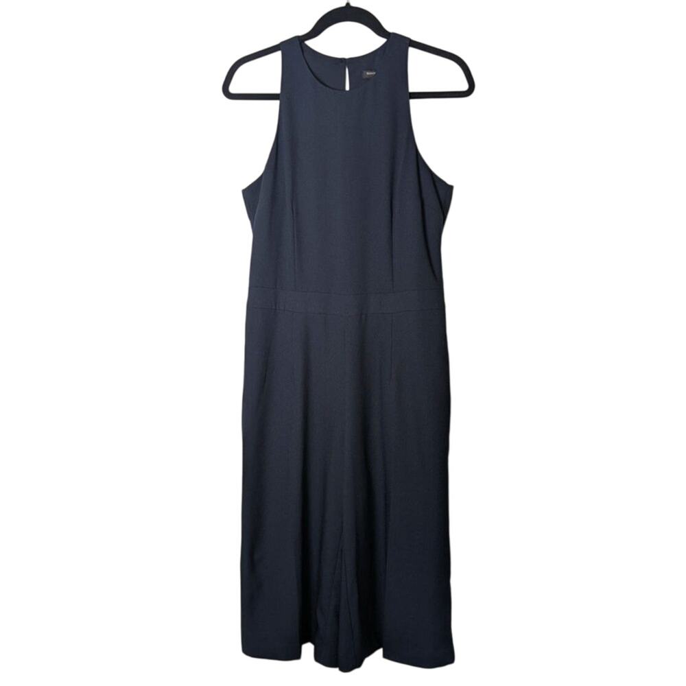 Banana Republic Navy Wide Leg Jumpsuit